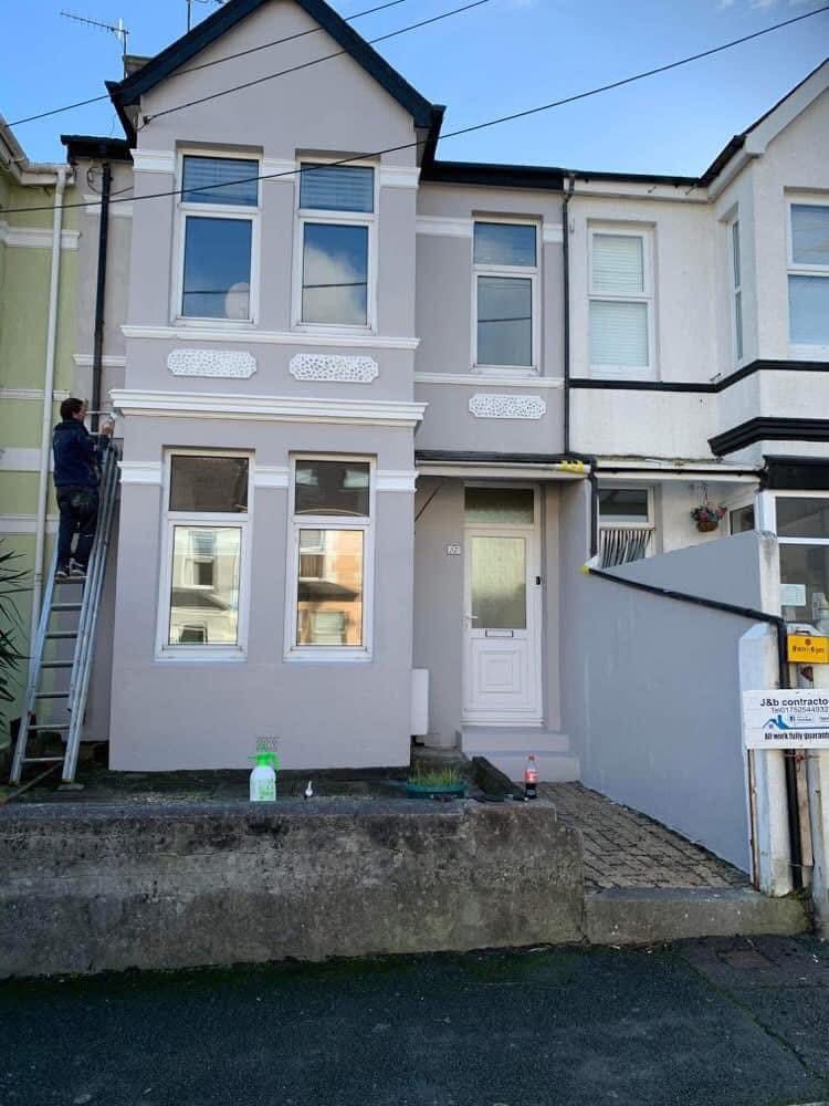 Completed roof replacement project in Camelford