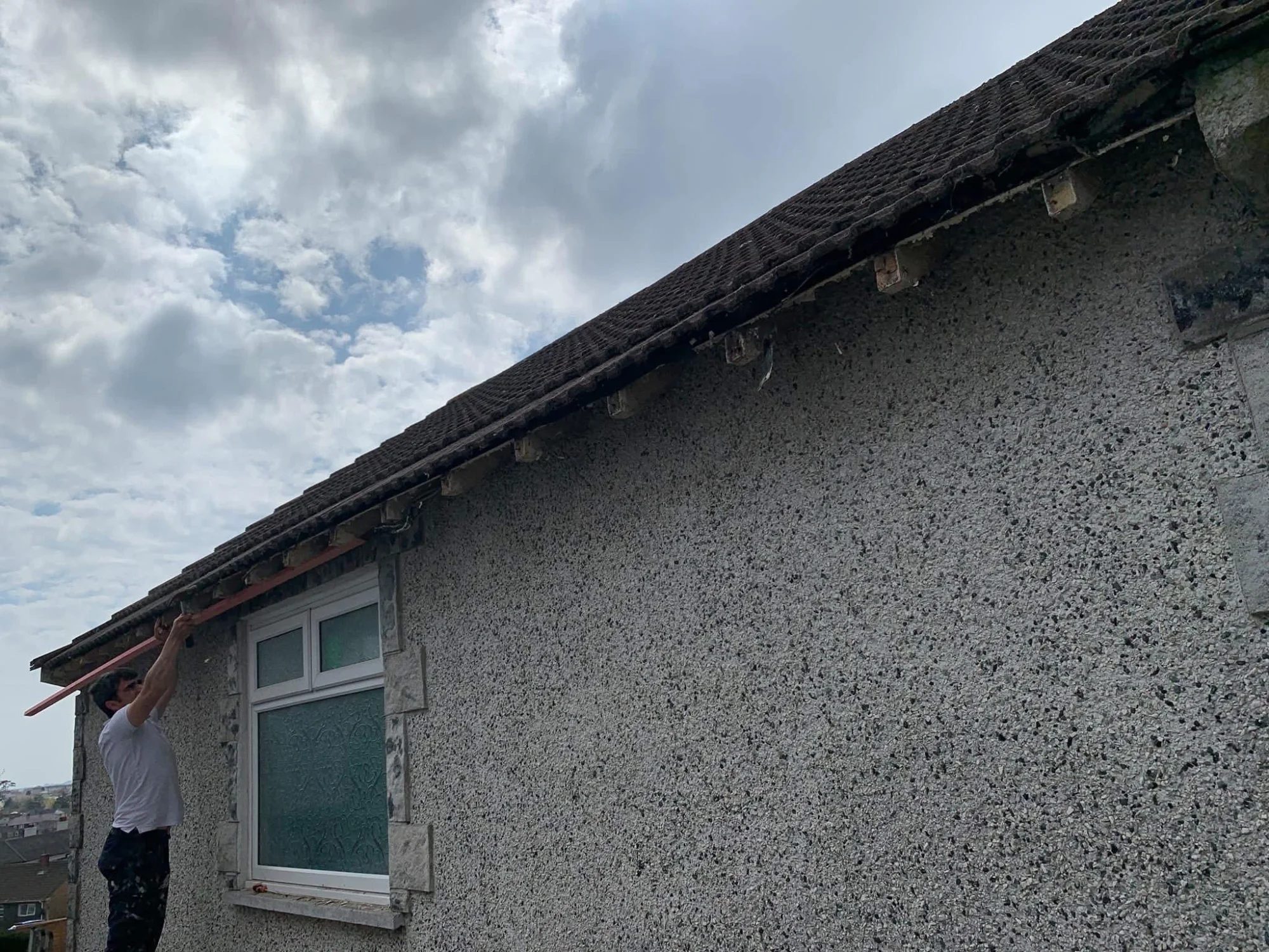 Storm damage roof repairs in Camelford