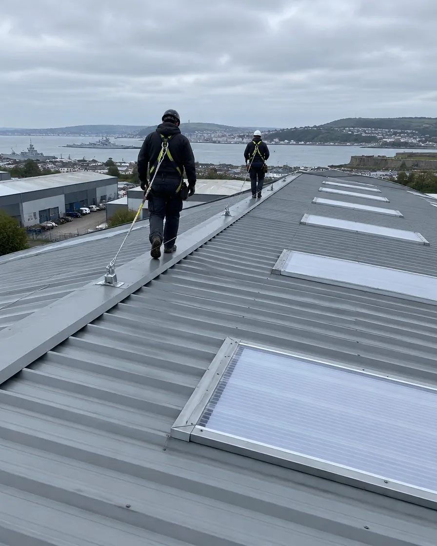 Commercial roofing in Camelford