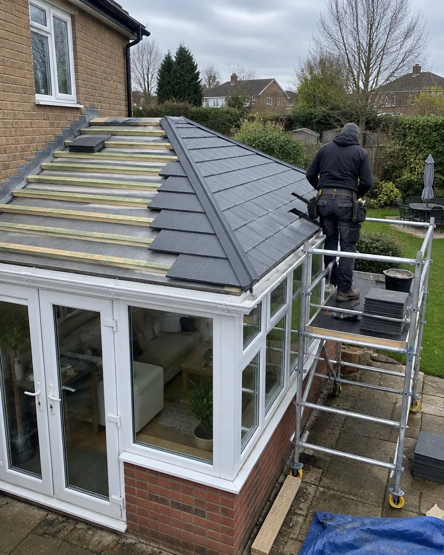 Conservatory roof replacement in Camelford