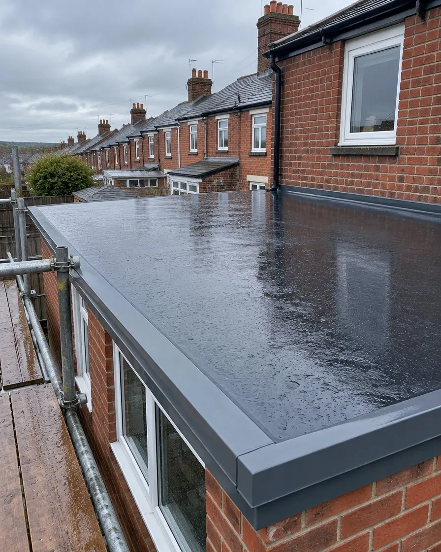 EPDM rubber roofing in Camelford